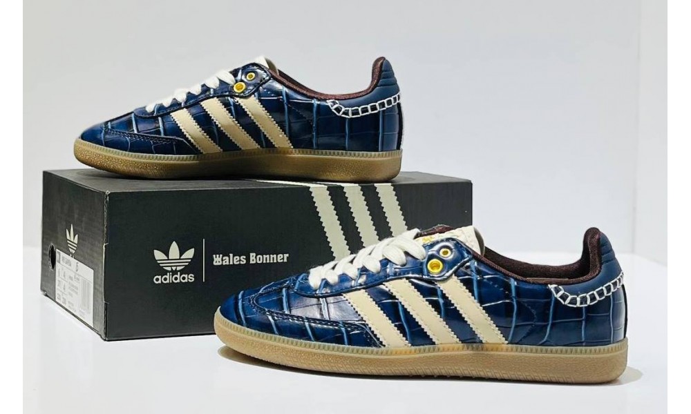 Wales Bonner x Samba OG Croc Collegiate Navy купить в Москве